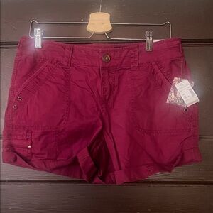 Maurices Burgundy Shorts